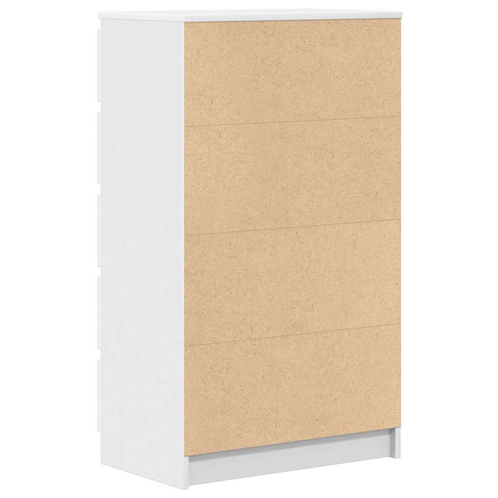 5 Drawer Cabinet White Engineered Wood | HomeAndLiving