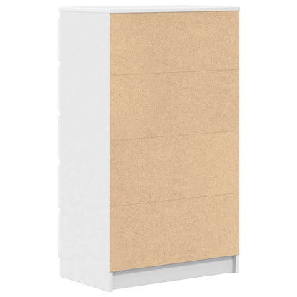 5 Drawer Cabinet White Engineered Wood | HomeAndLiving