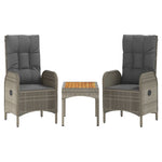 Space Saving 3 Piece Garden Lounge Set Home Use Urban Style
