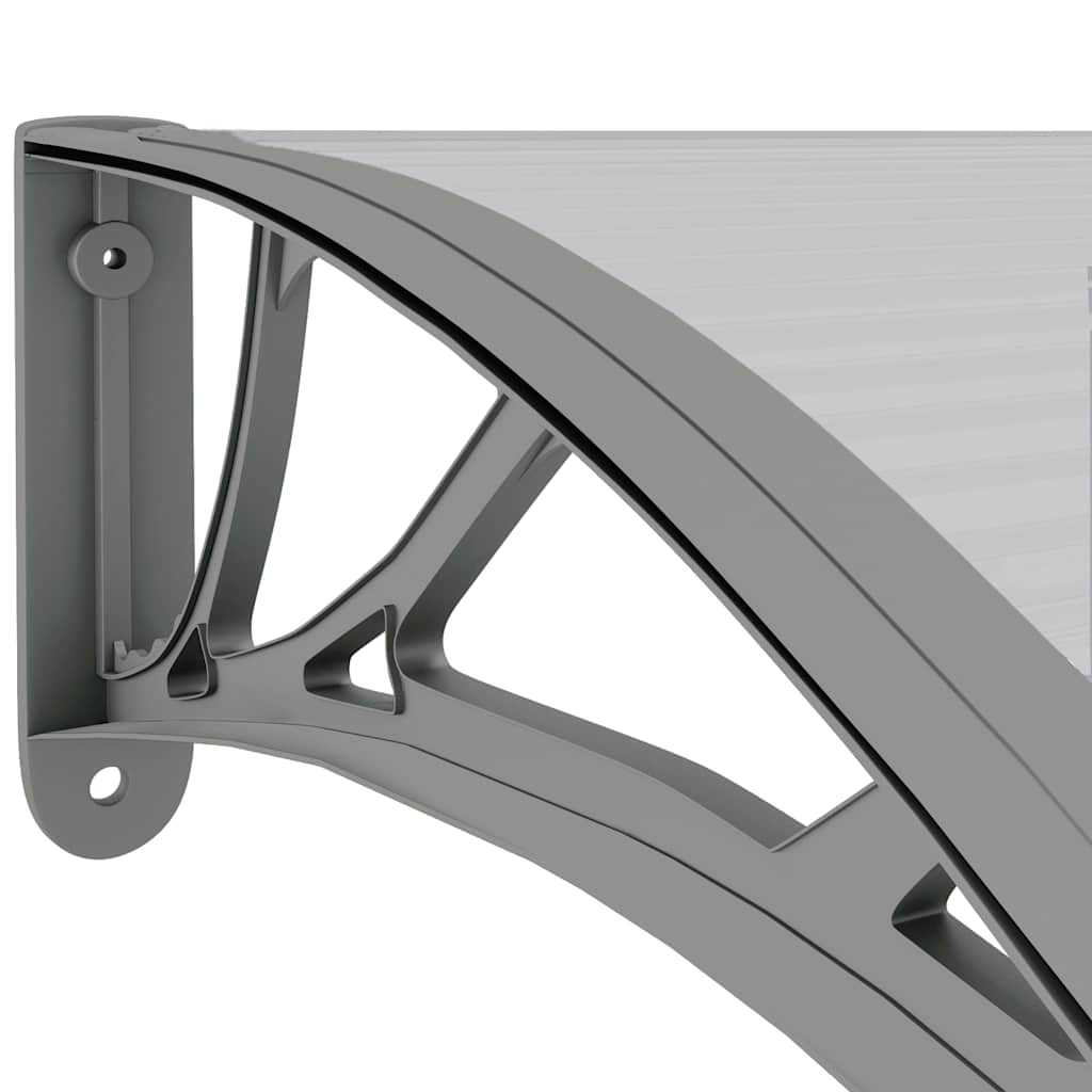 Durable Door Canopy Black Polycarbonate
