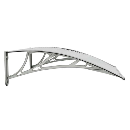 Elegant Door Canopy Black Polycarbonate