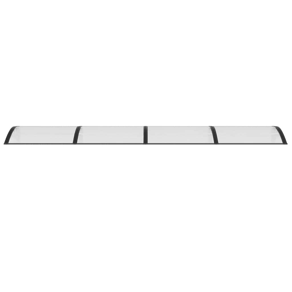 Heavy-duty Door Canopy Black Polycarbonate
