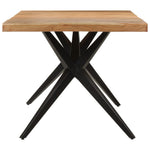 Obsidian Elegance: Acacia Wood Dining Table in Black Beauty