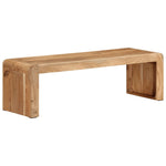 Acacia Essence: Solid Wood TV Stand with a Touch of Elegance