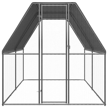 Galvanised Steel Chicken Cage 2x4x2m Outdoor | HomeAndLiving