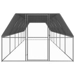 Large Chicken Cage Galvanised Steel 3x12x2m | HomeAndLiving