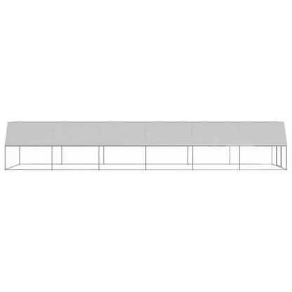 Large Chicken Cage Galvanised Steel 3x12x2m | HomeAndLiving