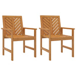 Durable Garden Dining Chairs 2 pcs Patio Setup Garden Leisure