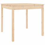 Pine Perfection: Solid Wood Garden Table Crafted for Outdoor Elegance