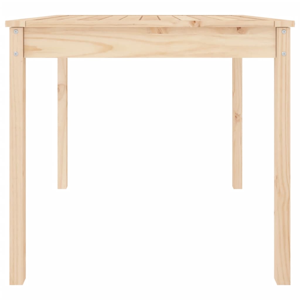 Pine Perfection: Solid Wood Garden Table Crafted for Outdoor Elegance