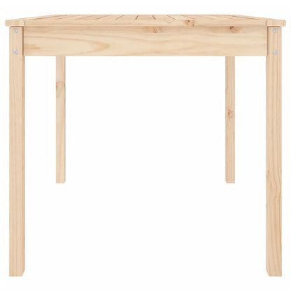 Pine Perfection: Solid Wood Garden Table Crafted for Outdoor Elegance