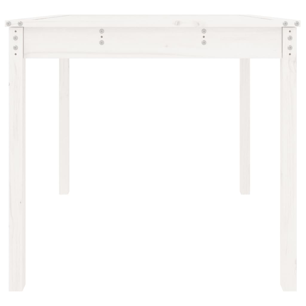 Pine Perfection: Solid Wood Garden Table Crafted for Outdoor Elegance