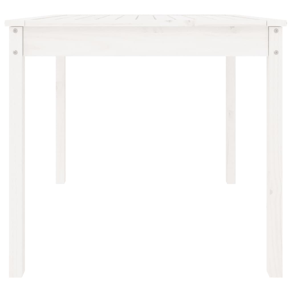 Pine Perfection: Solid Wood Garden Table Crafted for Outdoor Elegance