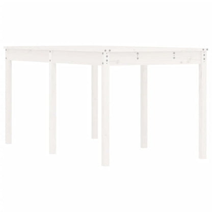 Timber Haven: Solid Pine Wood Garden Table for Natural Outdoor Charm