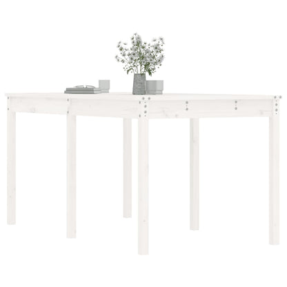Timber Haven: Solid Pine Wood Garden Table for Natural Outdoor Charm