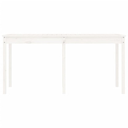 Timber Haven: Solid Pine Wood Garden Table for Natural Outdoor Charm