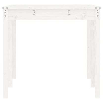 Timber Haven: Solid Pine Wood Garden Table for Natural Outdoor Charm