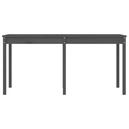 Timber Haven: Solid Pine Wood Garden Table for Natural Outdoor Charm