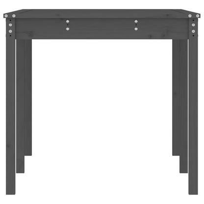 Timber Haven: Solid Pine Wood Garden Table for Natural Outdoor Charm