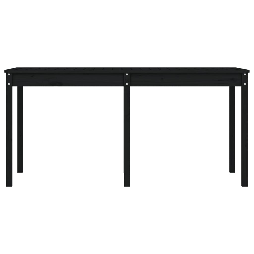 Timber Haven: Solid Pine Wood Garden Table for Natural Outdoor Charm