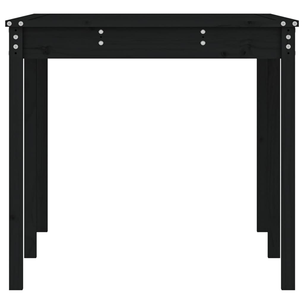 Timber Haven: Solid Pine Wood Garden Table for Natural Outdoor Charm