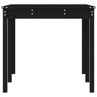 Timber Haven: Solid Pine Wood Garden Table for Natural Outdoor Charm