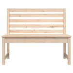 Pine Serene: Classic Solid Wood Garden Bench