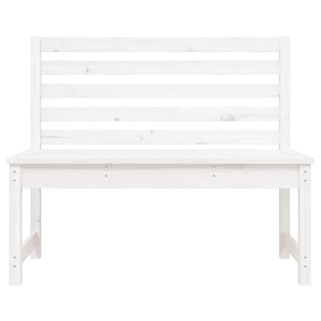 Pine Serene: Classic Solid Wood Garden Bench