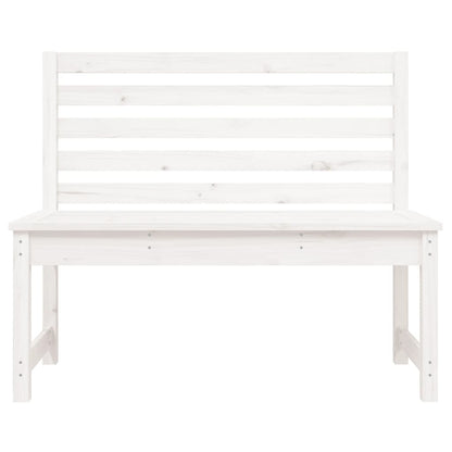 Pine Serene: Classic Solid Wood Garden Bench