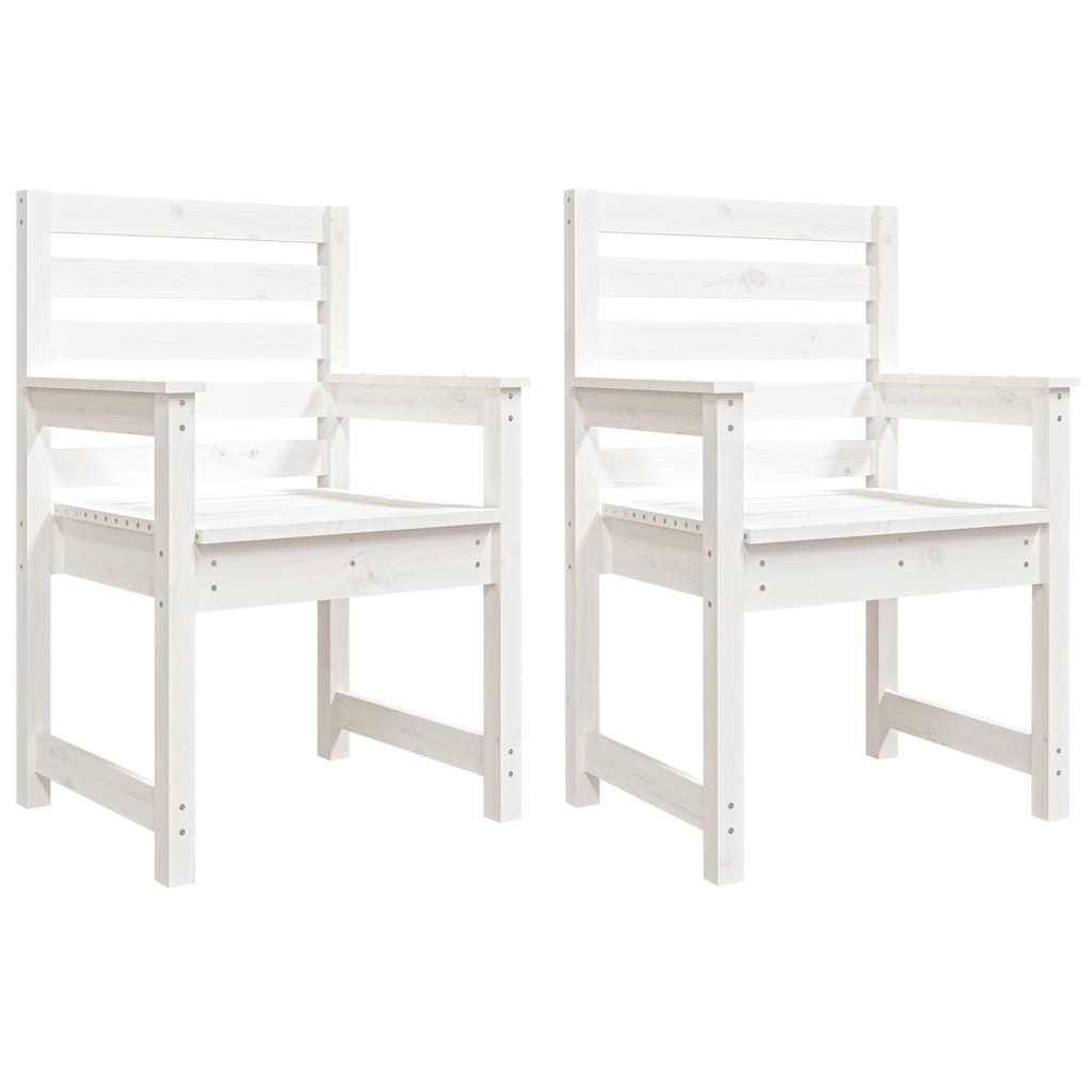 Twin Pine Wood Garden Chairs