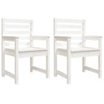 Twin Pine Wood Garden Chairs