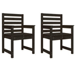 Twin Pine Wood Garden Chairs