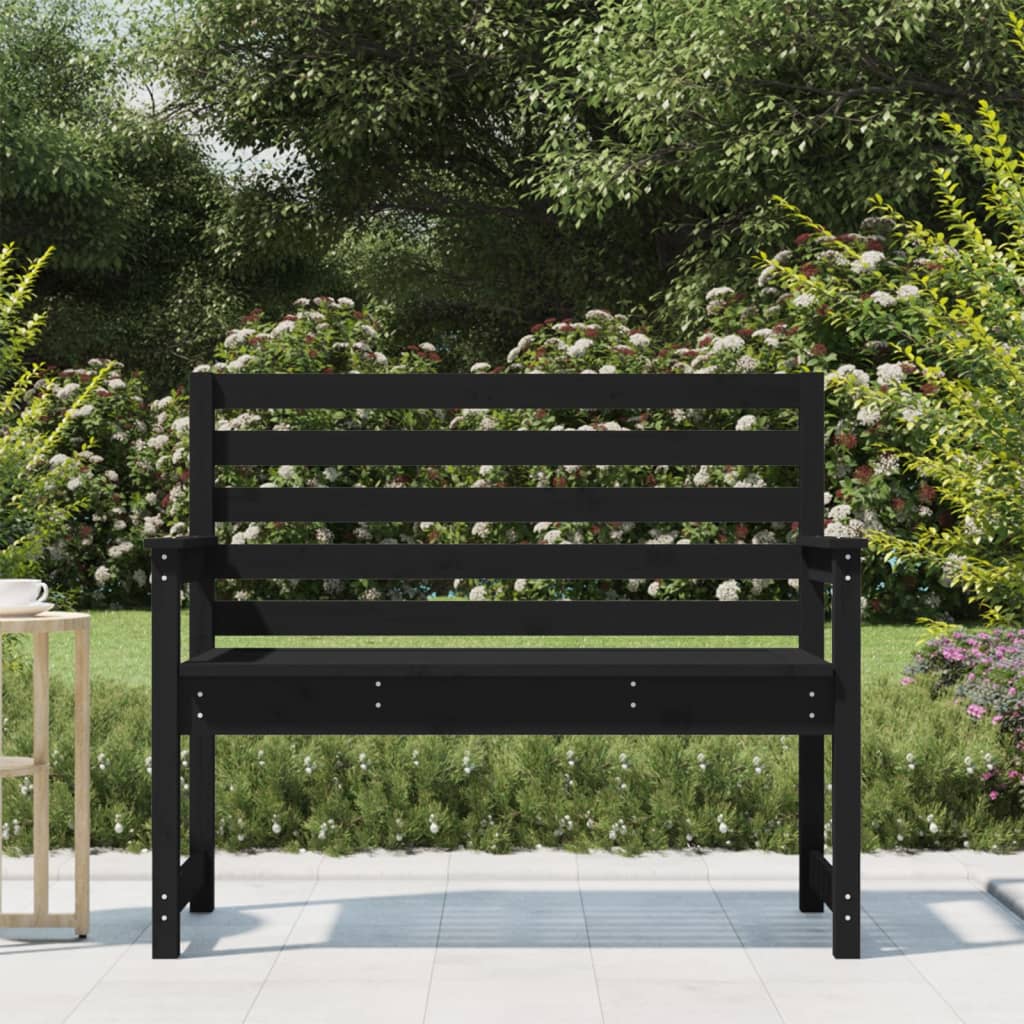 Pine Essence: Timeless Solid Wood Garden Bench