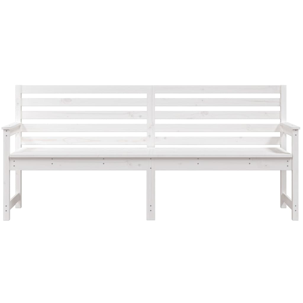 Rustic Pine Solid Wood Garden Bench
