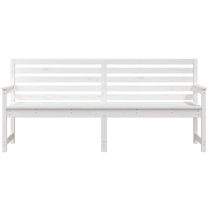Rustic Pine Solid Wood Garden Bench