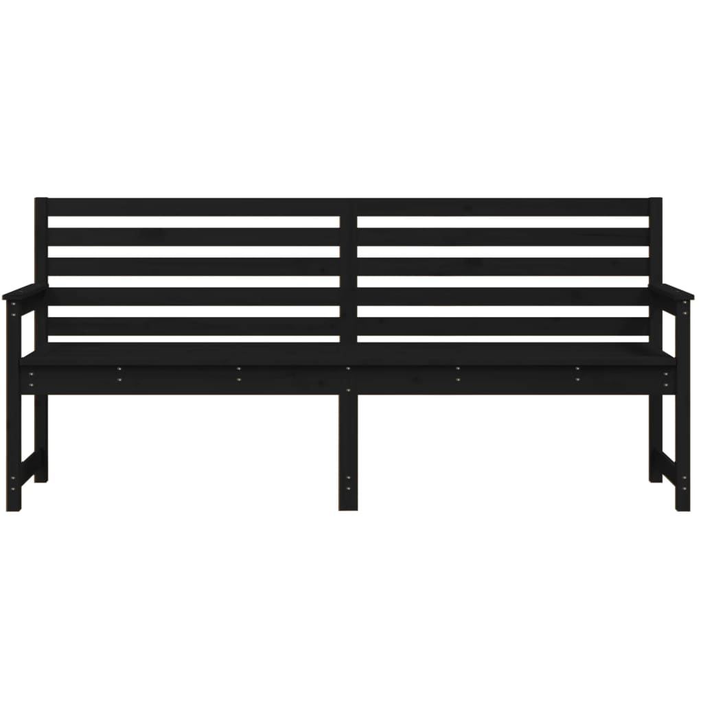 Rustic Pine Solid Wood Garden Bench