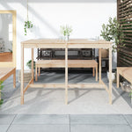 Pine Symphony: Solid Wood Garden Table Crafting Harmony in Nature