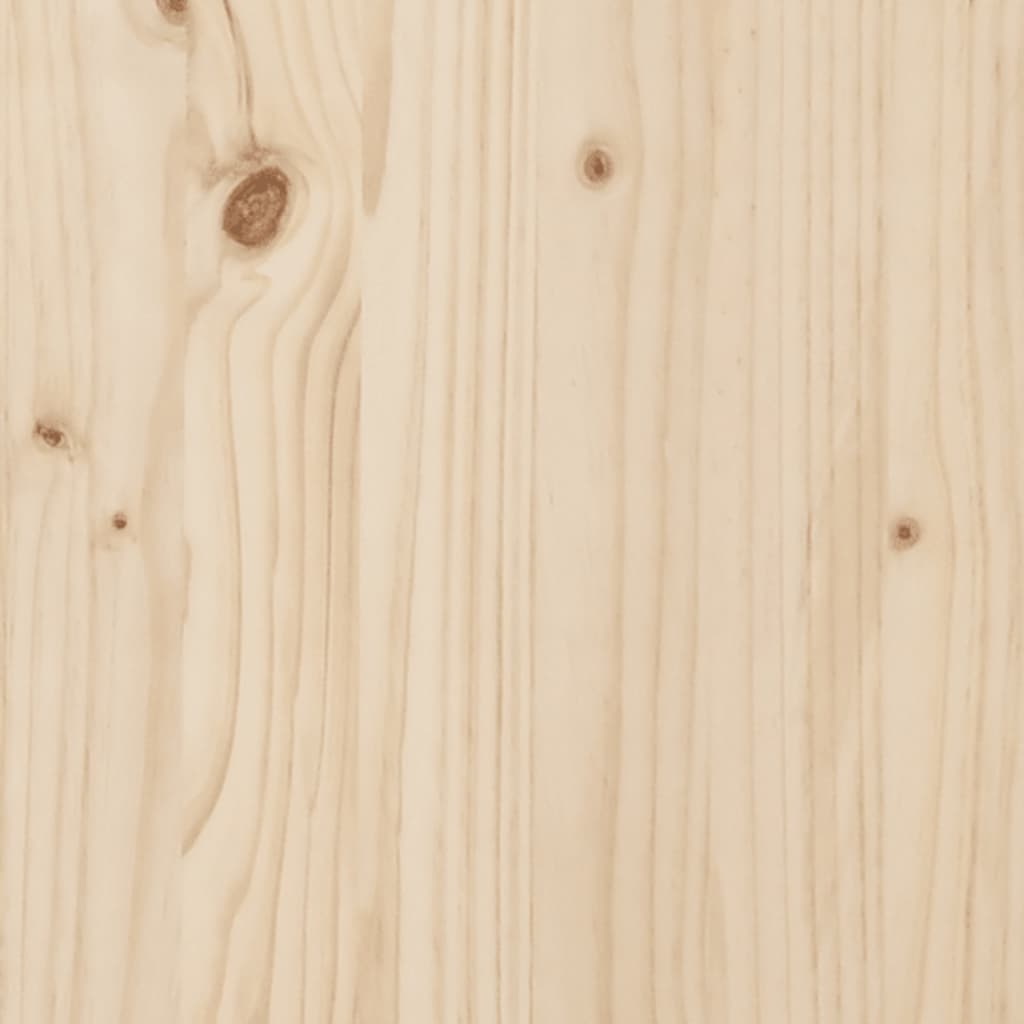 Pine's Whispers: Solid Wood Garden Table Echoing Nature's Beauty