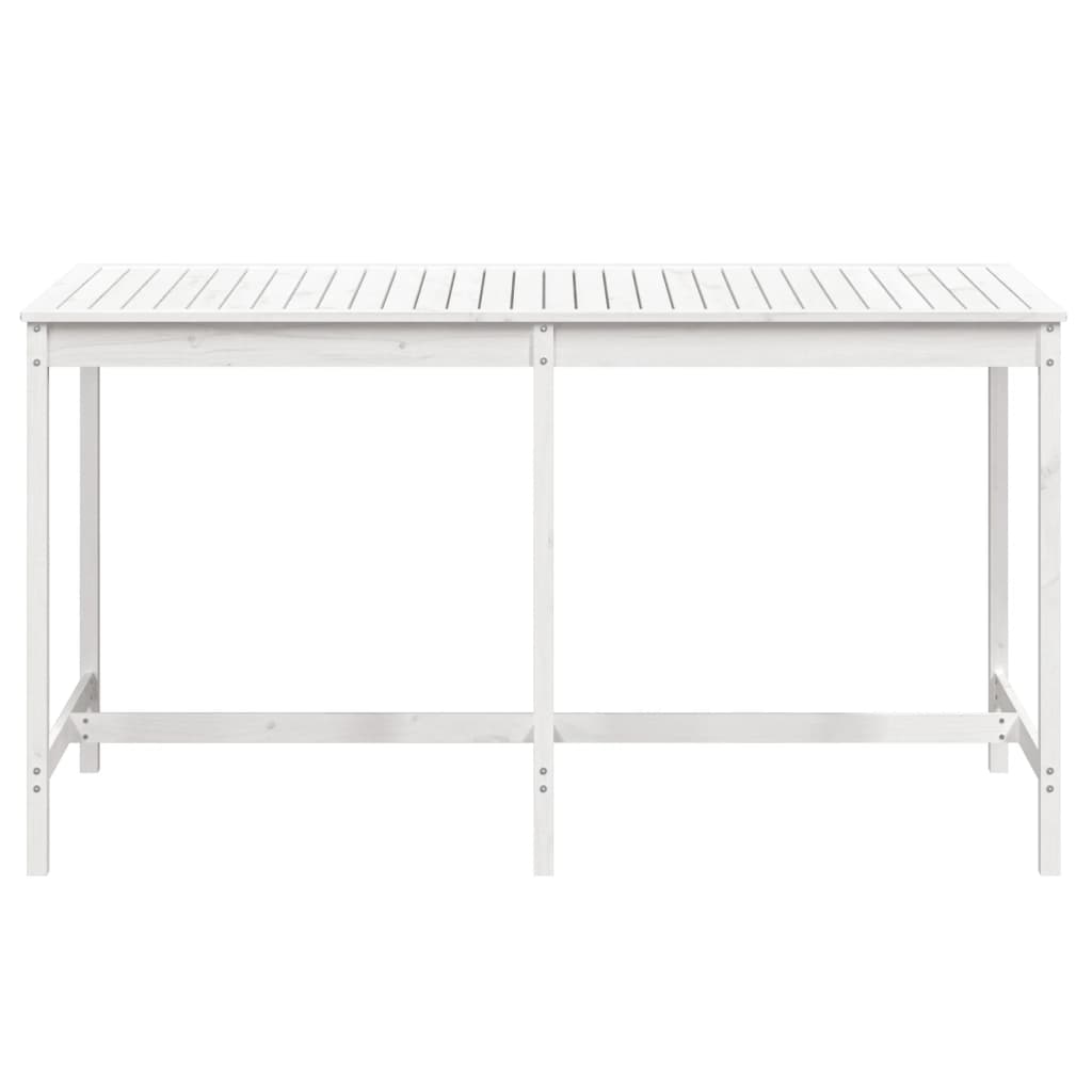 Pine's Whispers: Solid Wood Garden Table Echoing Nature's Beauty