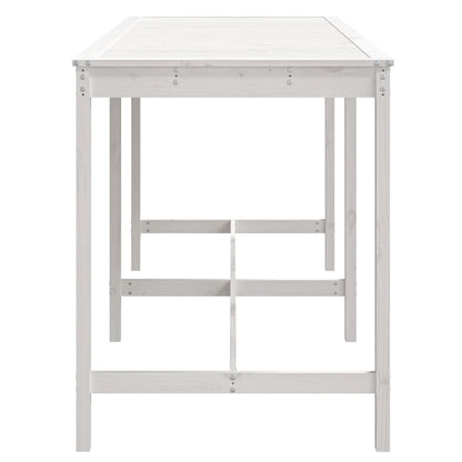 Pine's Whispers: Solid Wood Garden Table Echoing Nature's Beauty
