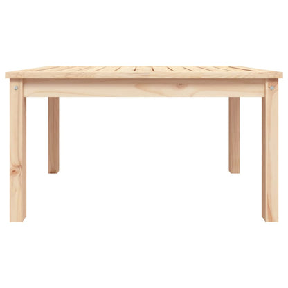 Pine Majesty Unveiled: Solid Wood Garden Table Embracing Natural Beauty