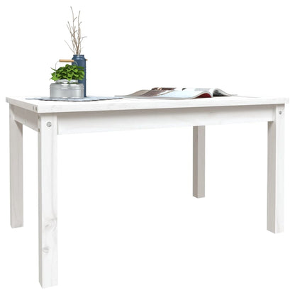 Pine Majesty Unveiled: Solid Wood Garden Table Embracing Natural Beauty