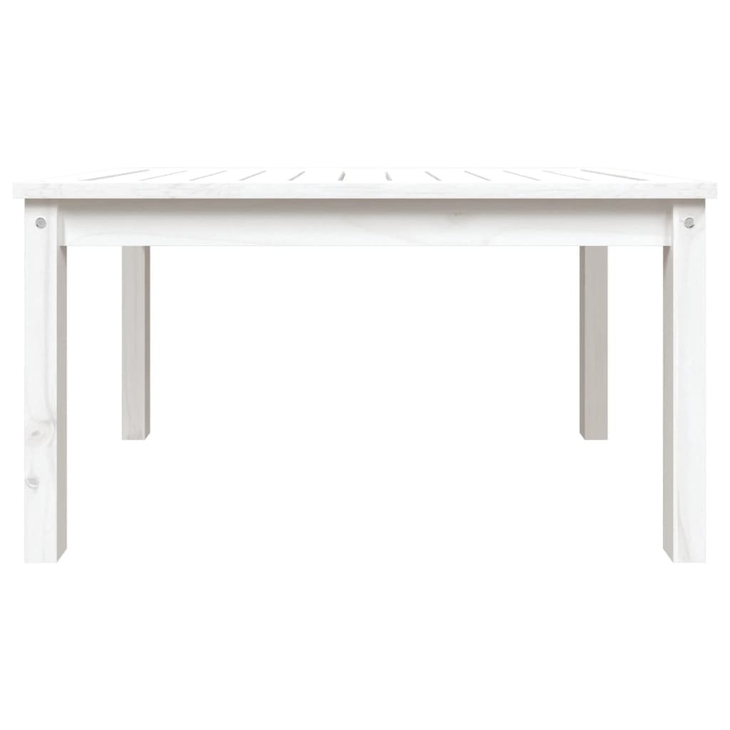 Pine Majesty Unveiled: Solid Wood Garden Table Embracing Natural Beauty