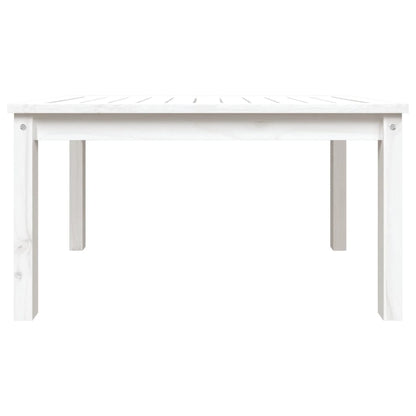 Pine Majesty Unveiled: Solid Wood Garden Table Embracing Natural Beauty