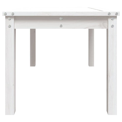 Pine Majesty Unveiled: Solid Wood Garden Table Embracing Natural Beauty