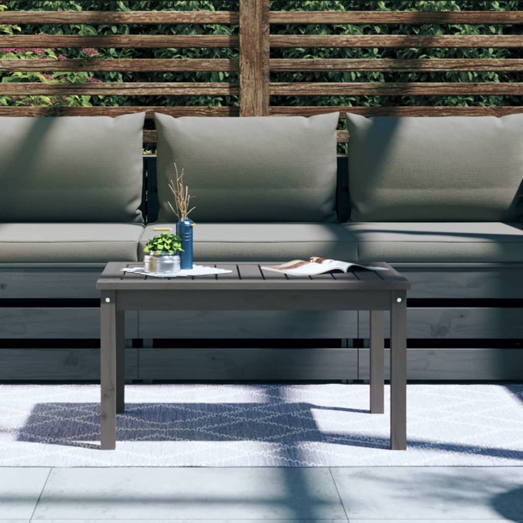 Pine Majesty Unveiled: Solid Wood Garden Table Embracing Natural Beauty