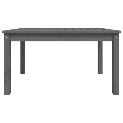Pine Majesty Unveiled: Solid Wood Garden Table Embracing Natural Beauty