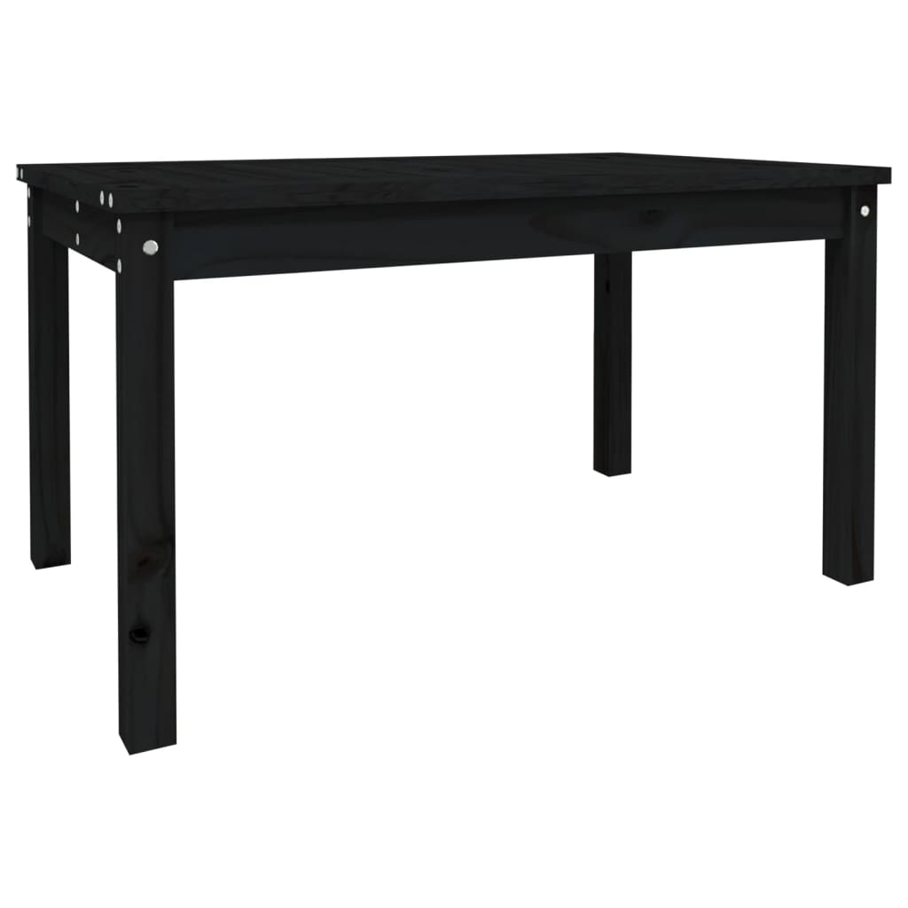 Pine Majesty Unveiled: Solid Wood Garden Table Embracing Natural Beauty