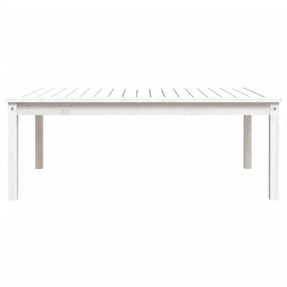 PineCraft Harmony: Solid Wood Garden Table Weaving Nature's Tale