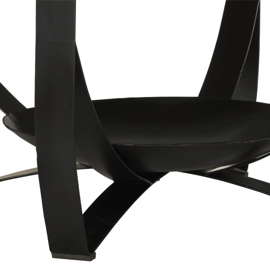 Rustic Fusion: Acacia Wood and Iron Coffee Table